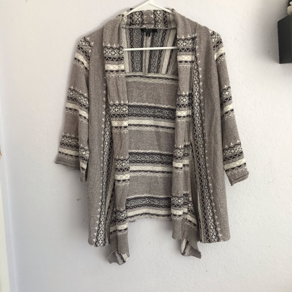 Matix S grey boho cardigan